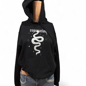 Black Taylor Swift Reputation Hoodie